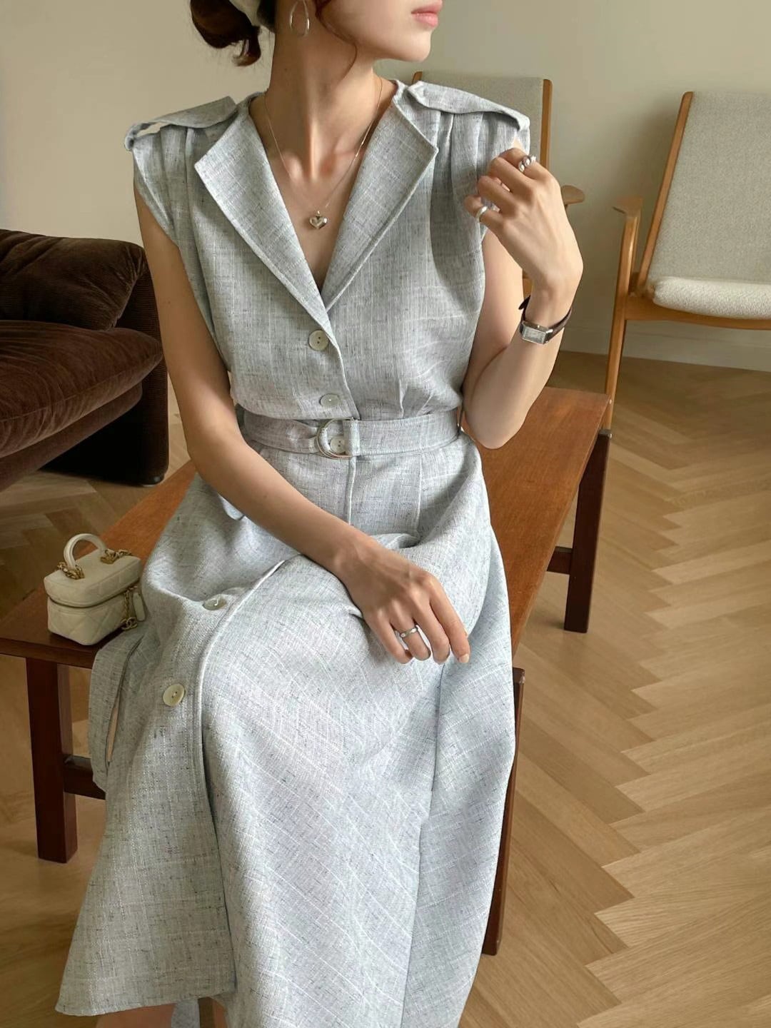 【dress】ノースリーブワンピース　M24746