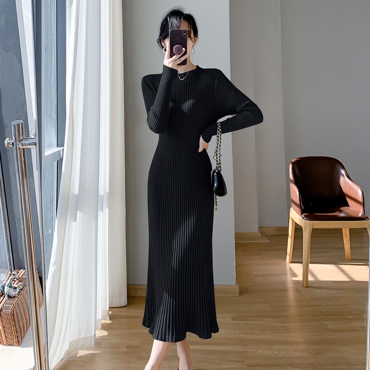 【dress】ニットワンピース　M18482