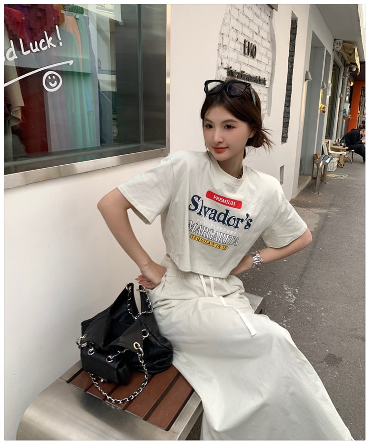 【set】Tシャツ×スカートセット　M24649