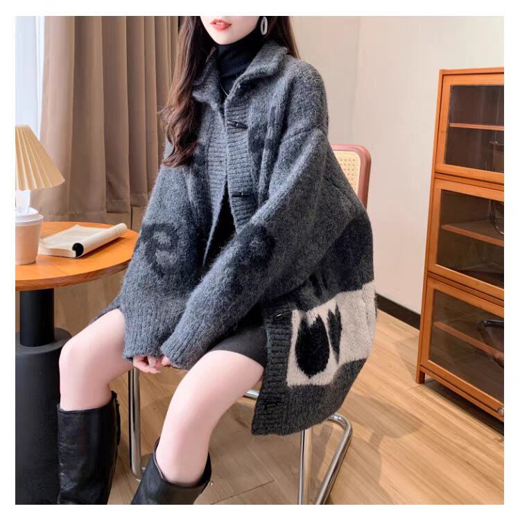 【outer】ニットカーデ　M28167