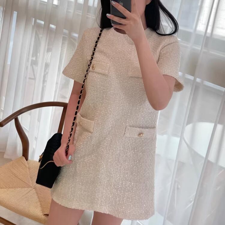 【dress】半袖ゆったりワンピースF7471