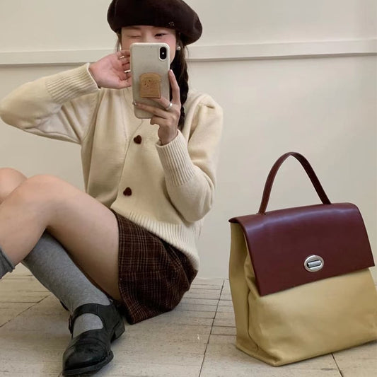 【outer】Vネックニットカーデ　M25858