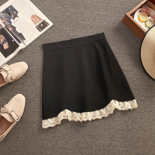 【set】シャツトップス×スカートセット　M18739