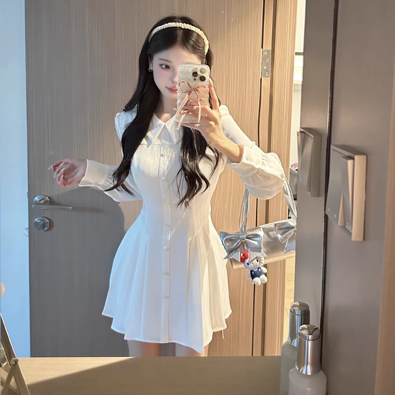 【dress】シャツワンピース Q8257