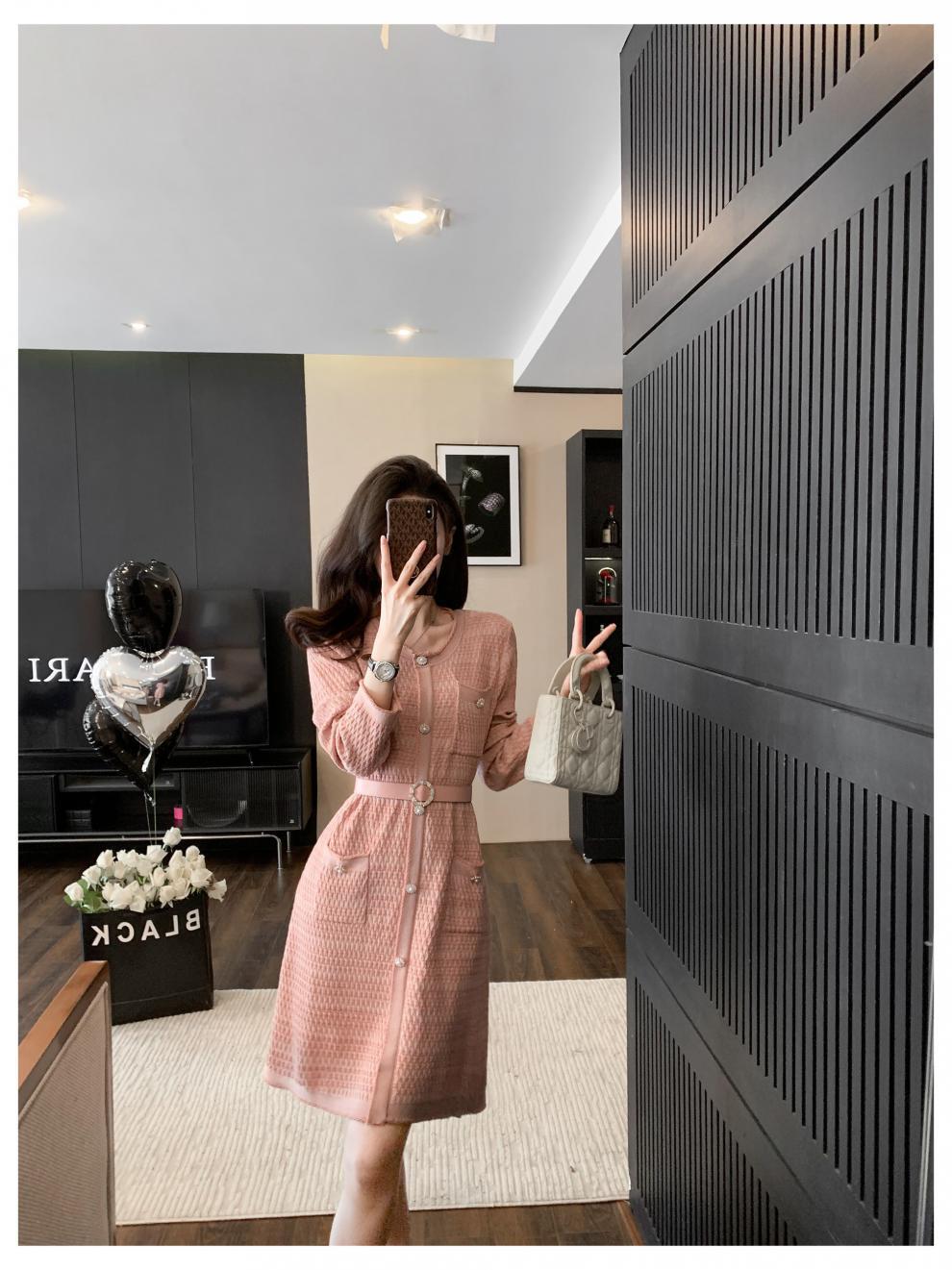 【dress】ニットワンピース　M25608