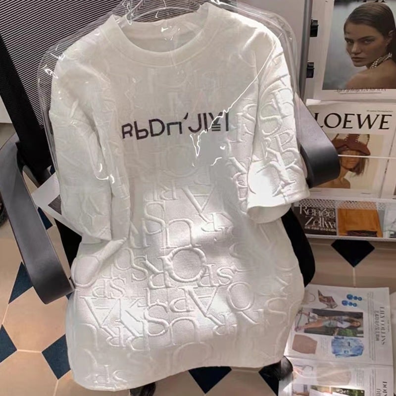 【set】英字柄Ｔシャツ+ショートパンツ2点セットF7378