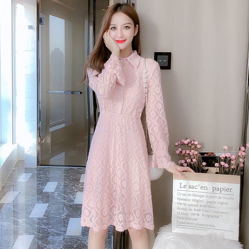 【dress】レースワンピース　M25357