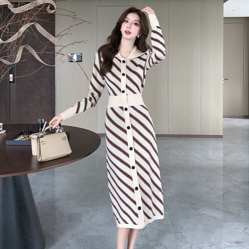 【dress】ニットワンピース　M28206