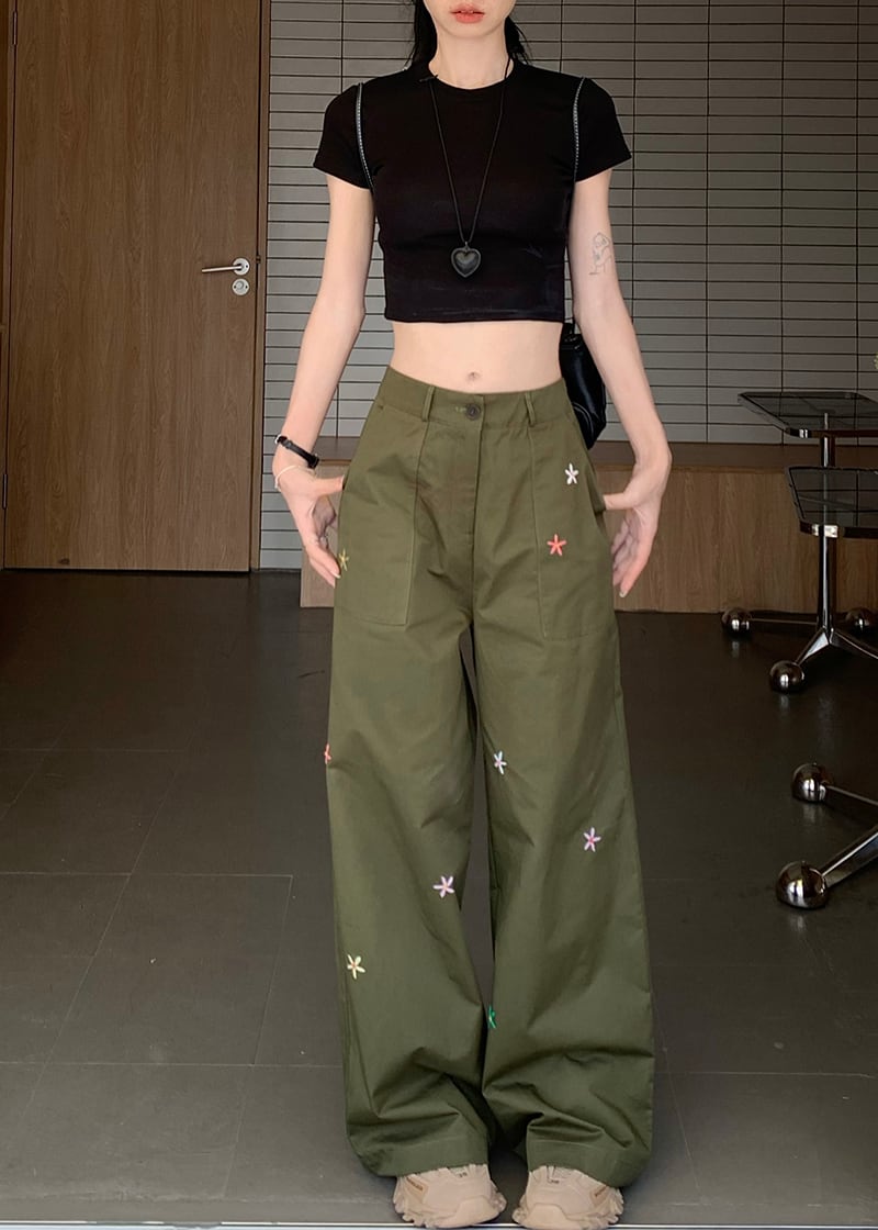 【bottoms】ジーンズガウチョパンツG20403