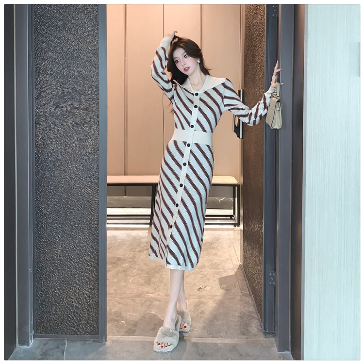 【dress】ニットワンピース　M28206