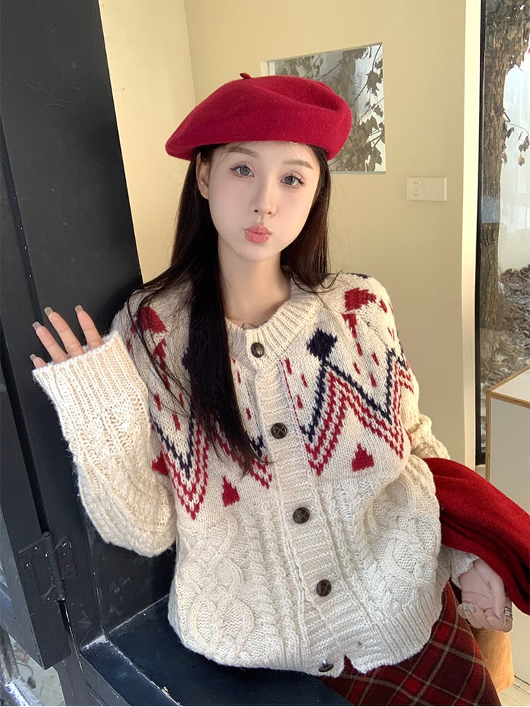【outer】ニットカーデ　M27681