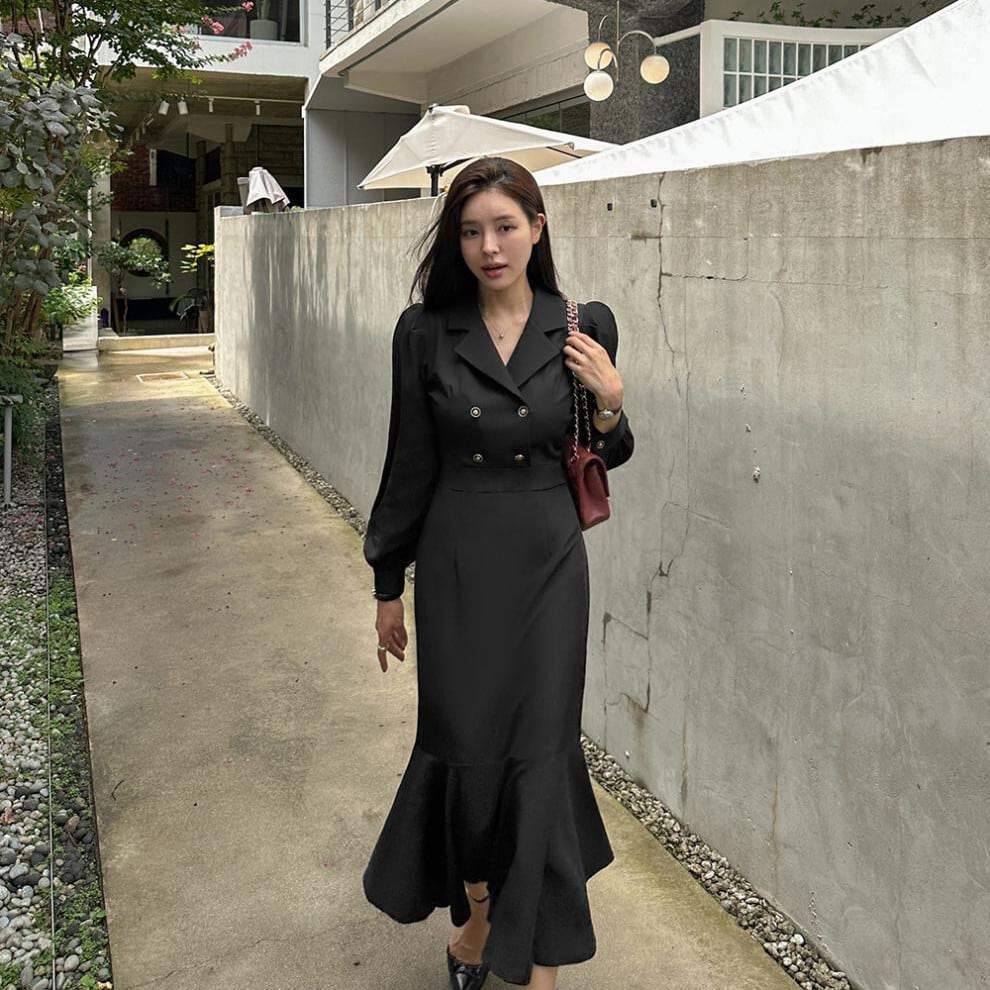 【dress】マーメイドフォーマルワンピース　N2694
