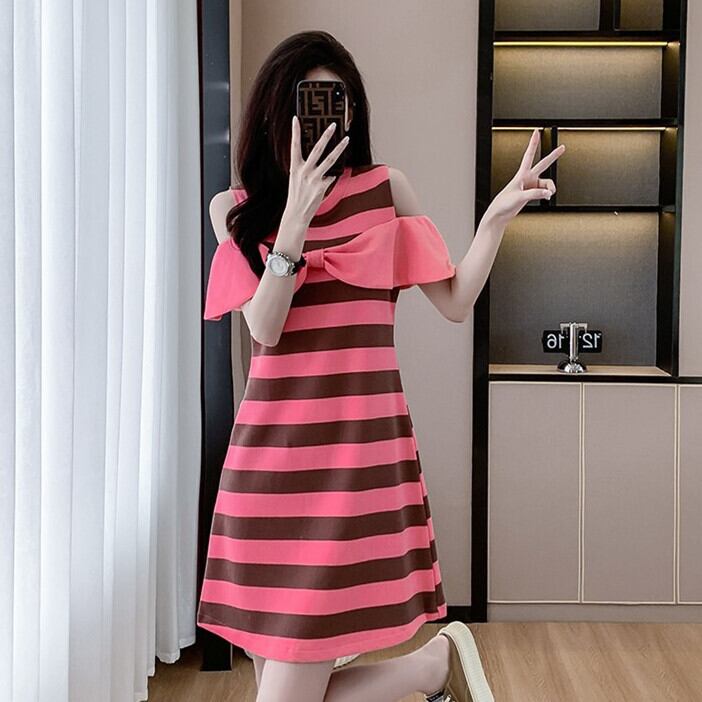 【dress】ボーダー柄ワンピース　M29312
