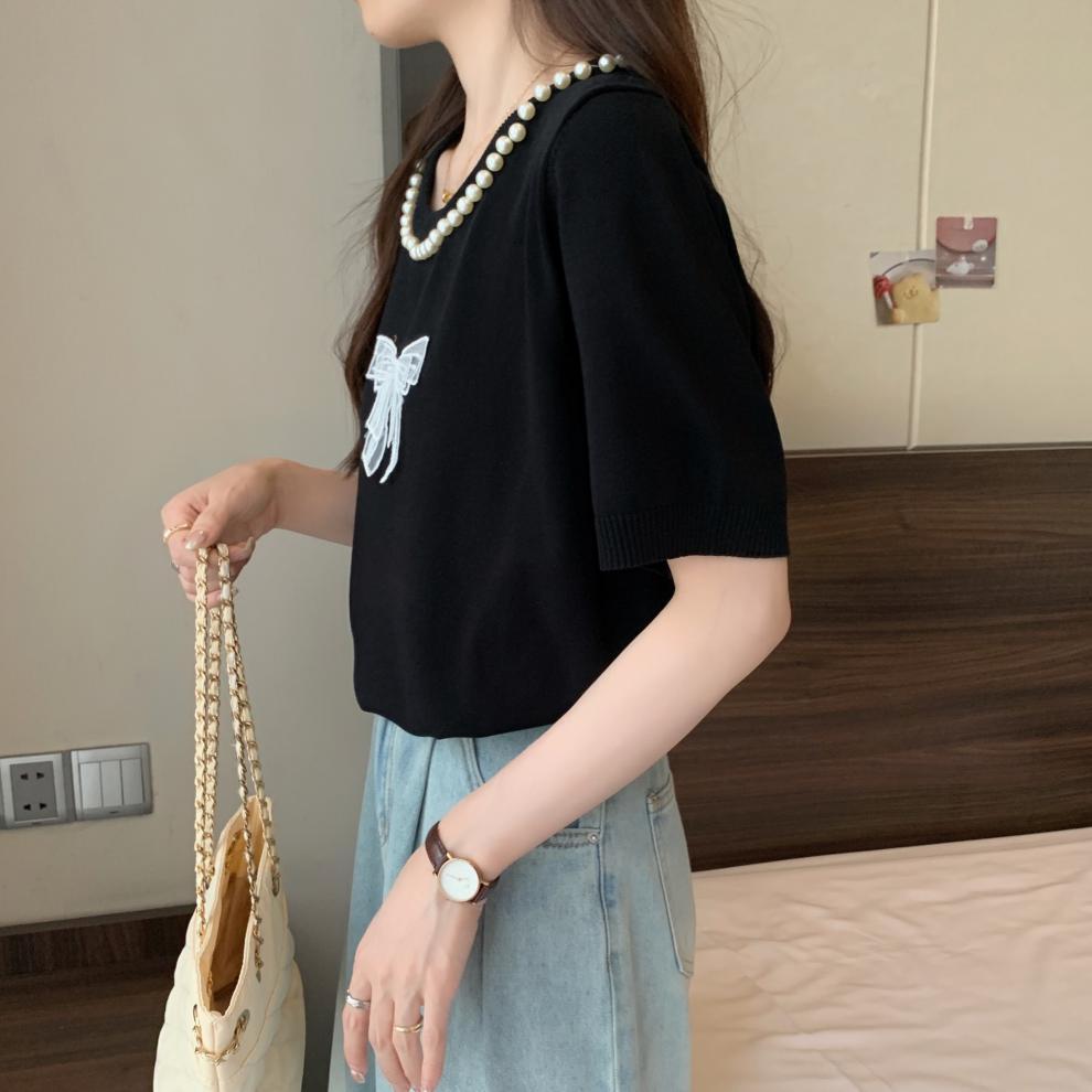 【tops】半袖ニットTシャツG21047