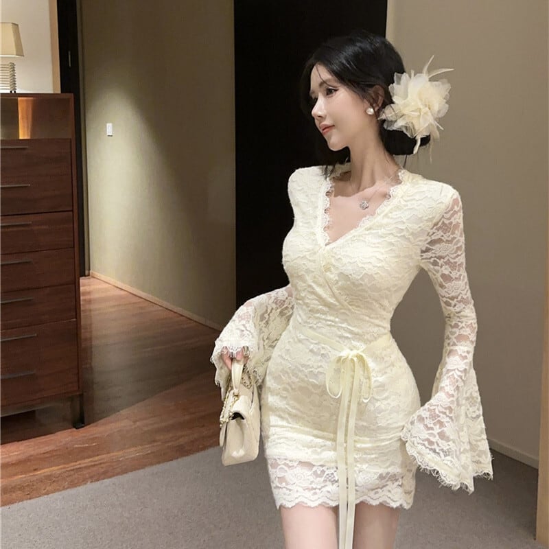 【dress】レースデートワンピース　M28164