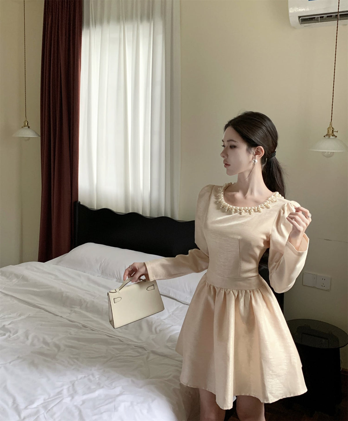 【dress】パールデートワンピース　M26207