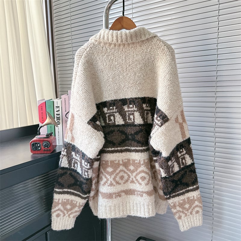 【outer】ニットカーデ　M28354