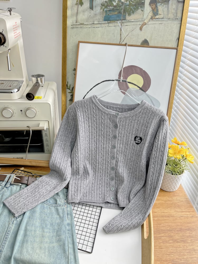 【outer】ニットカーデ　M25405