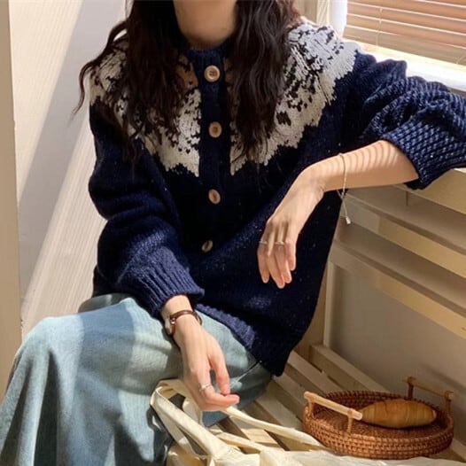 【outer】ニットカーデ　M27121