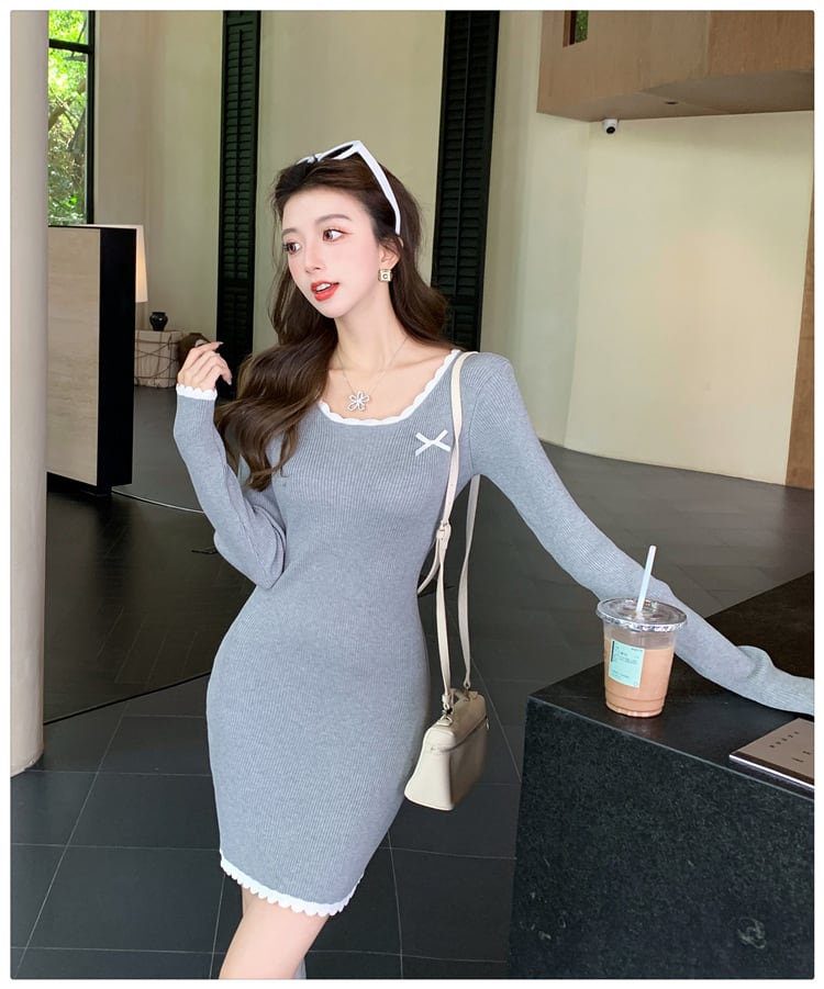 【dress】ニットワンピース　M25391