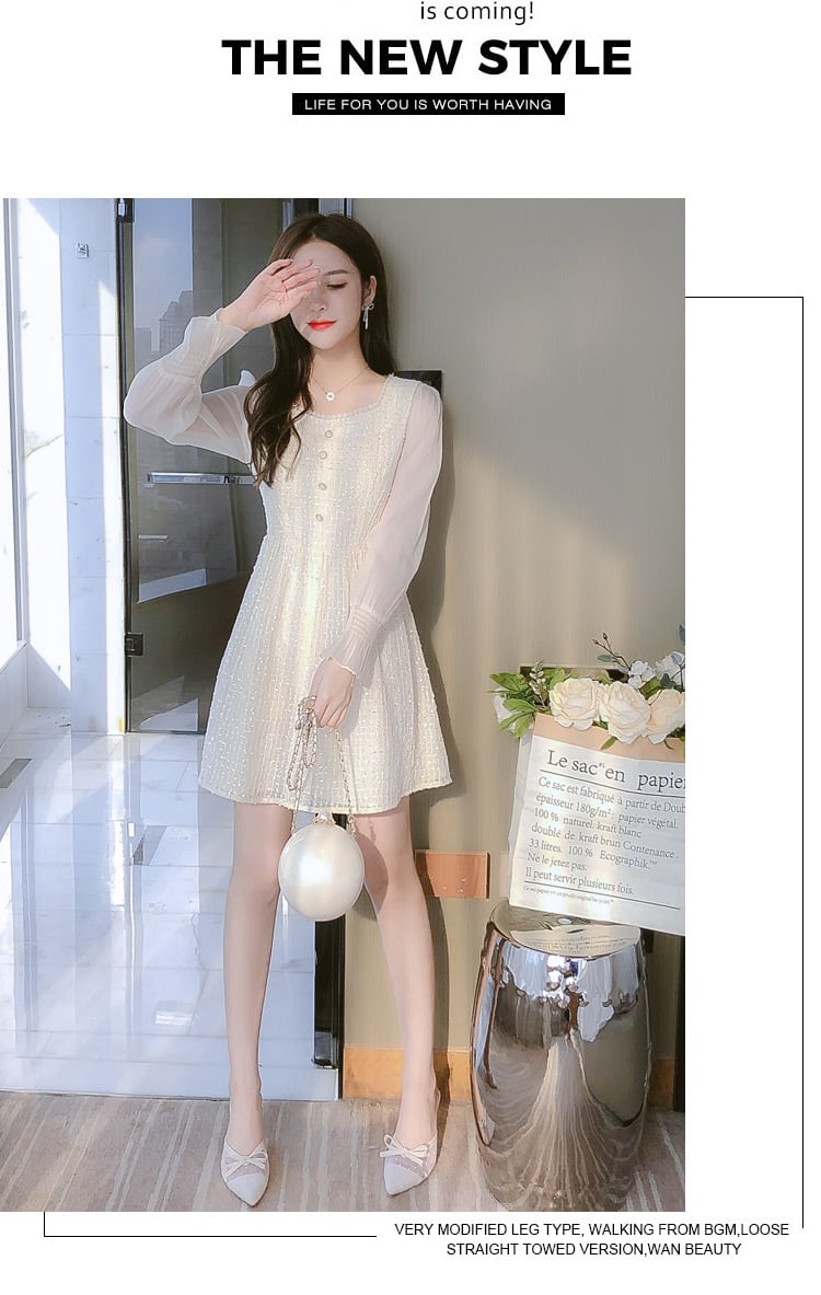 【dress】デートワンピース　M25360