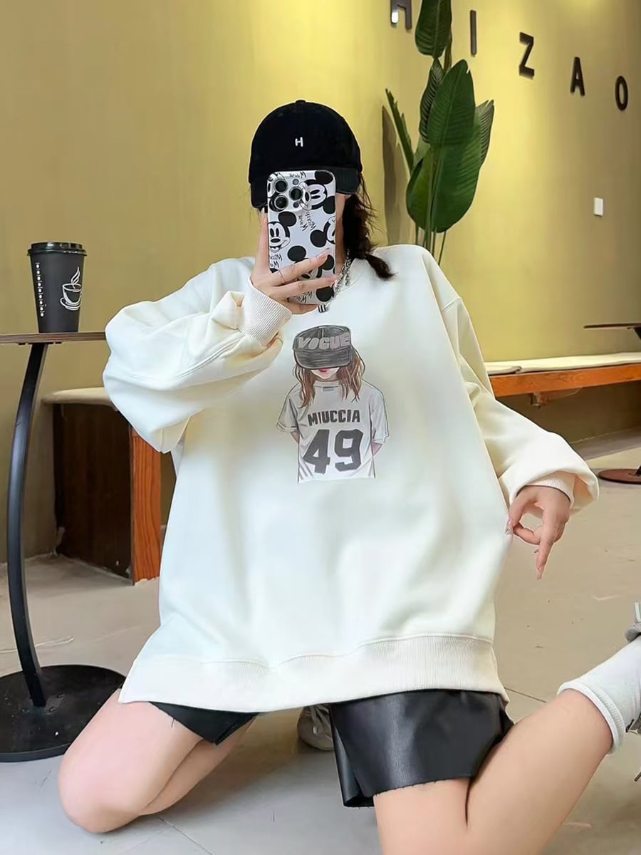 【tops】クルーネックスウェット　M25684
