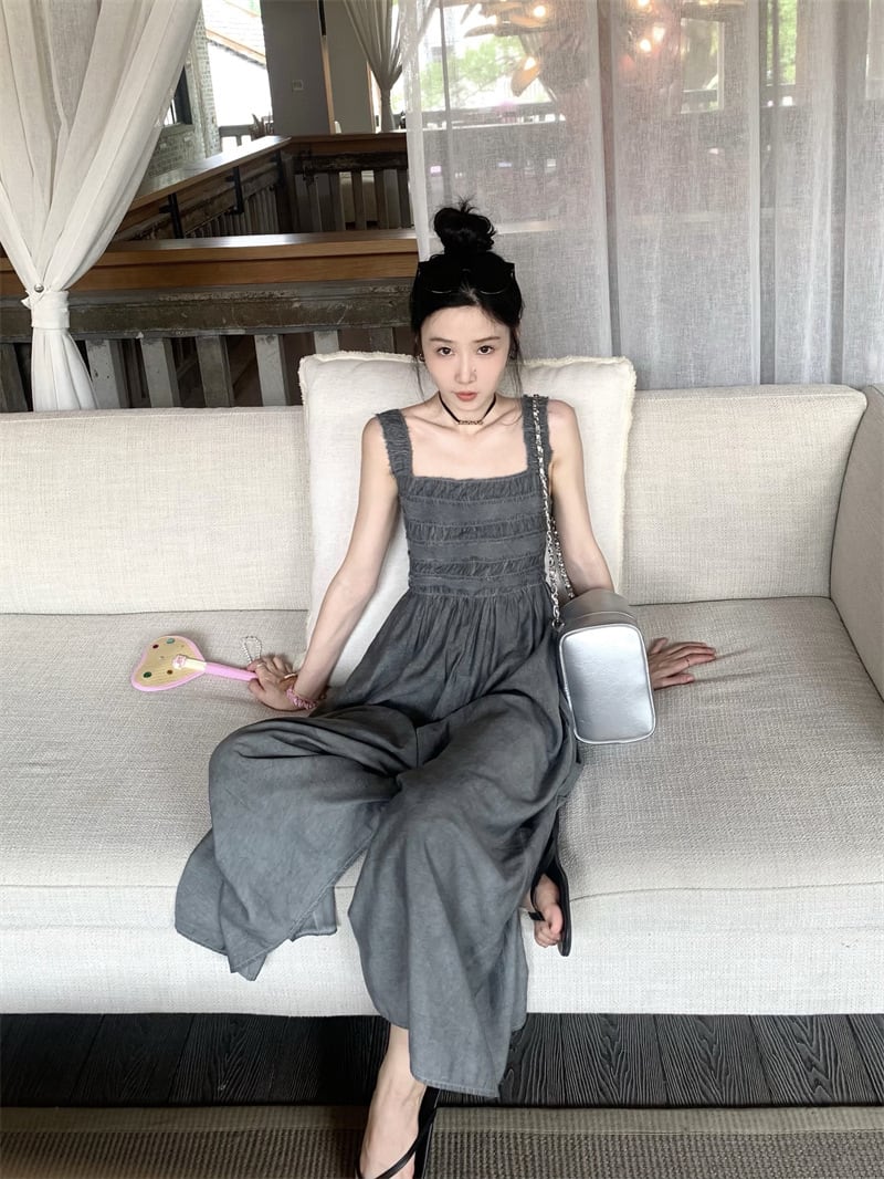 【set】ギャザーオールインワンG21033