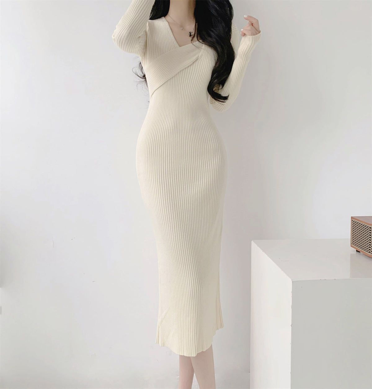 【dress】ニットワンピース　M28068