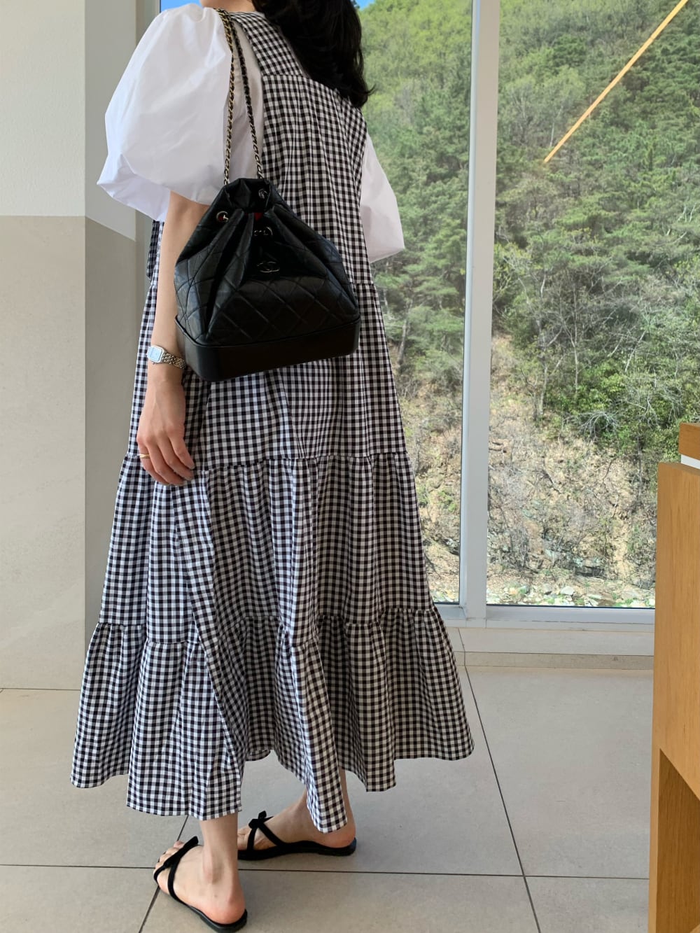 【set】トップス×サロペットワンピースセット　M23889