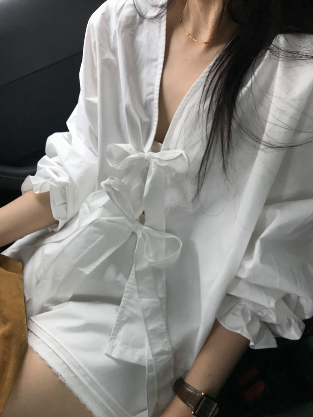 【set】シャツトップス×ショートパンツセット　M29767