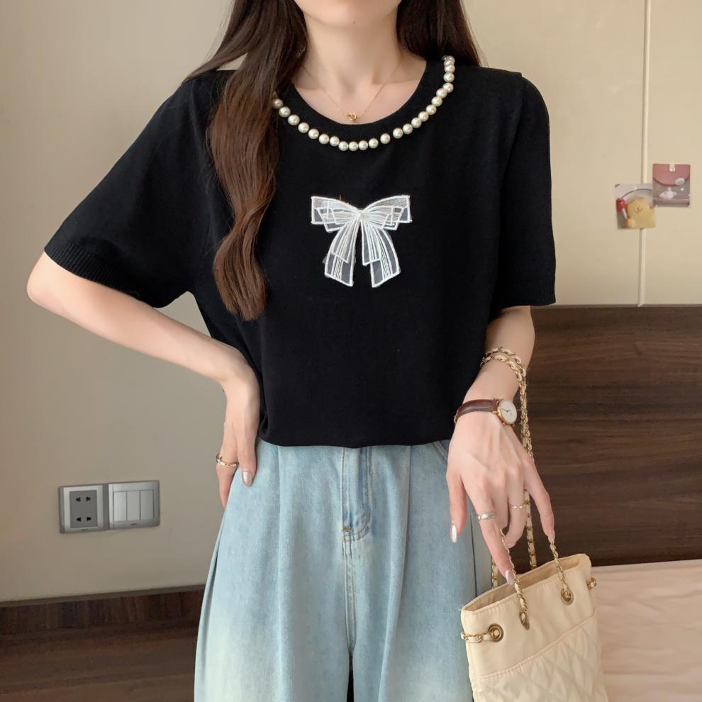 【tops】半袖ニットTシャツG21047