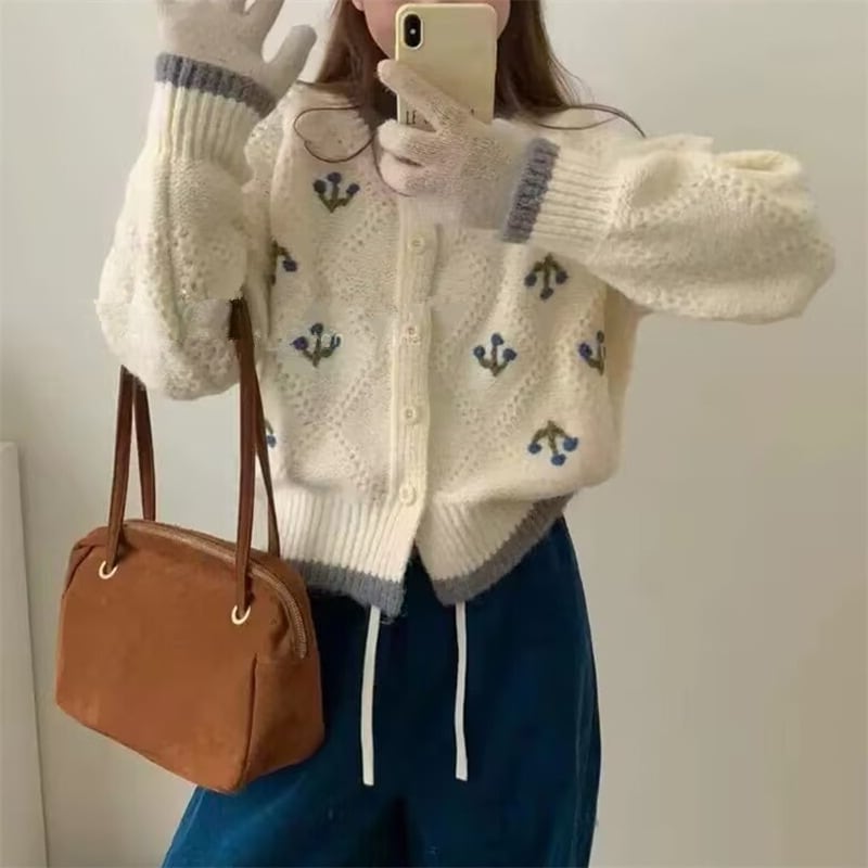 【outer】ニットカーデ　M28938