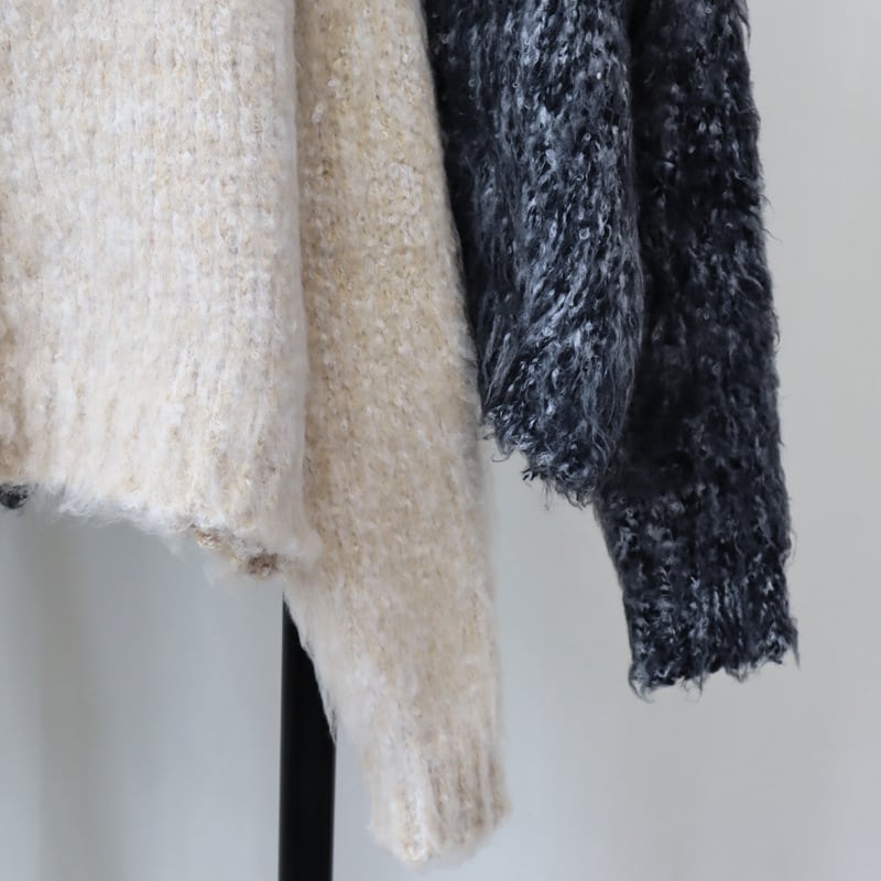 【outer】Vネックニットカーデ　M28588