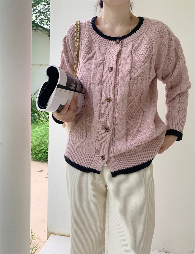 【outer】ニットカーデ　M26189
