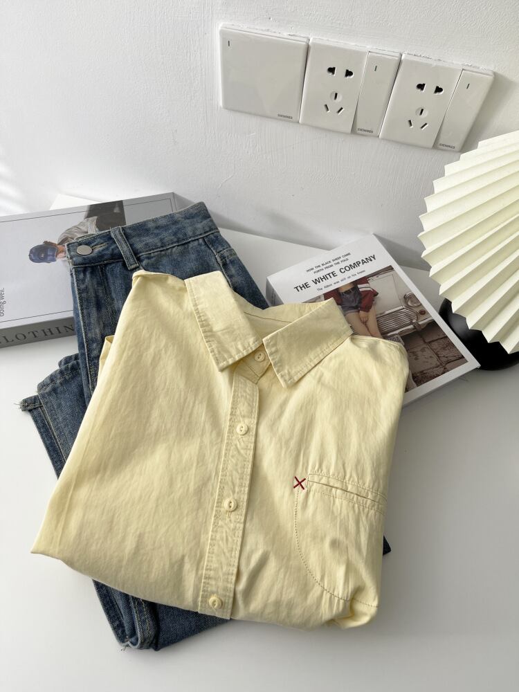 【tops】カラーシャツ　M29921