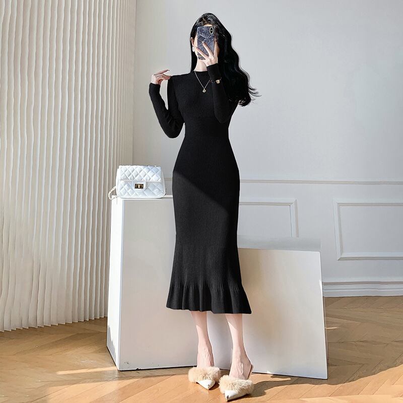 【dress】ニットワンピース　M19055