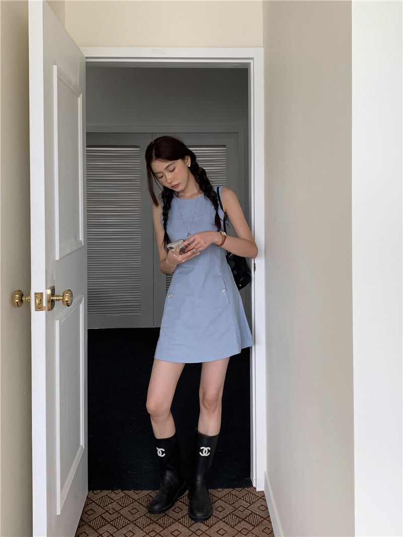 【dress】ノースリーブワンピース　M24439