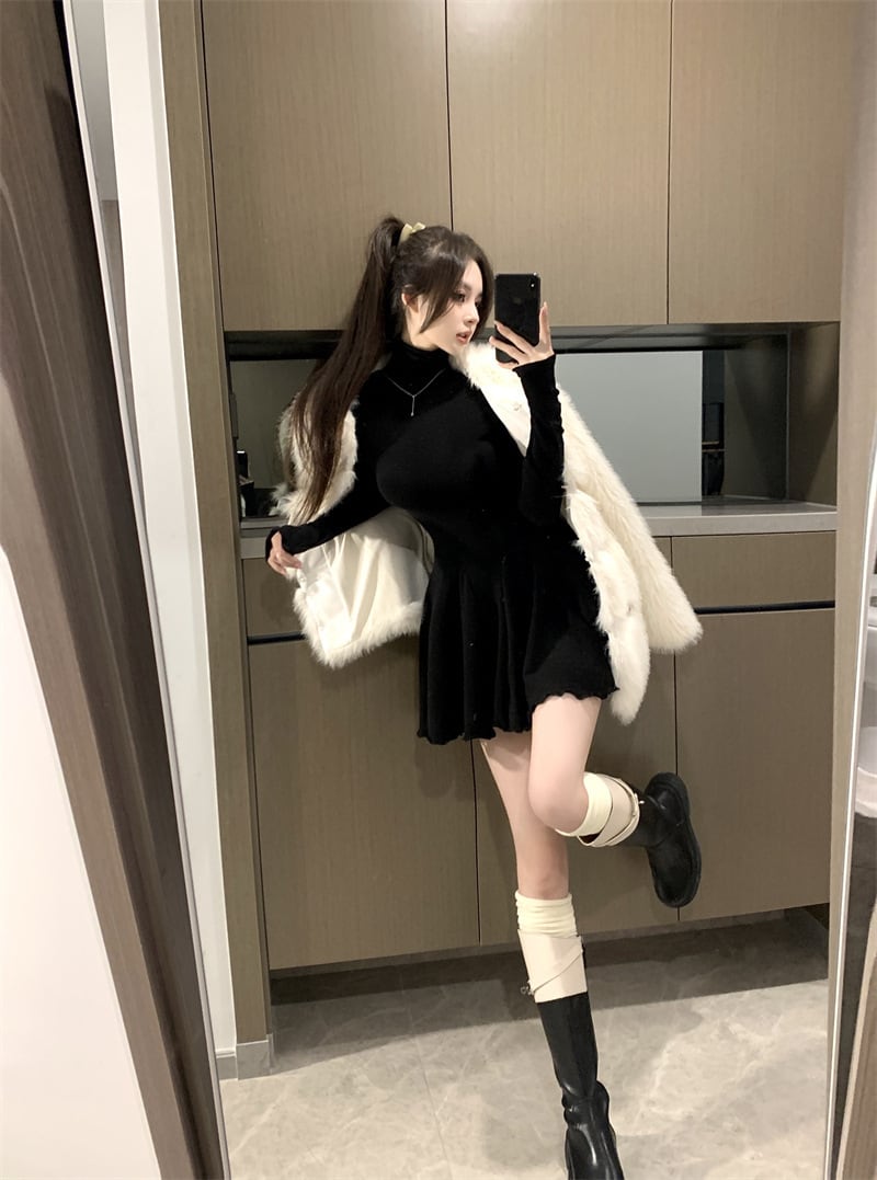 【dress】ハイネックワンピース　M27758