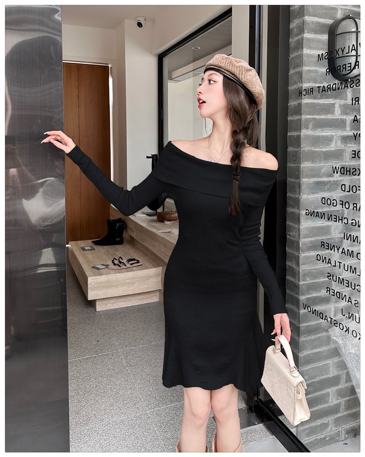 【dress】ニットワンピース　M26035