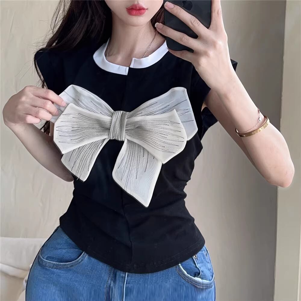 【tops】リボンキャミソールF7050