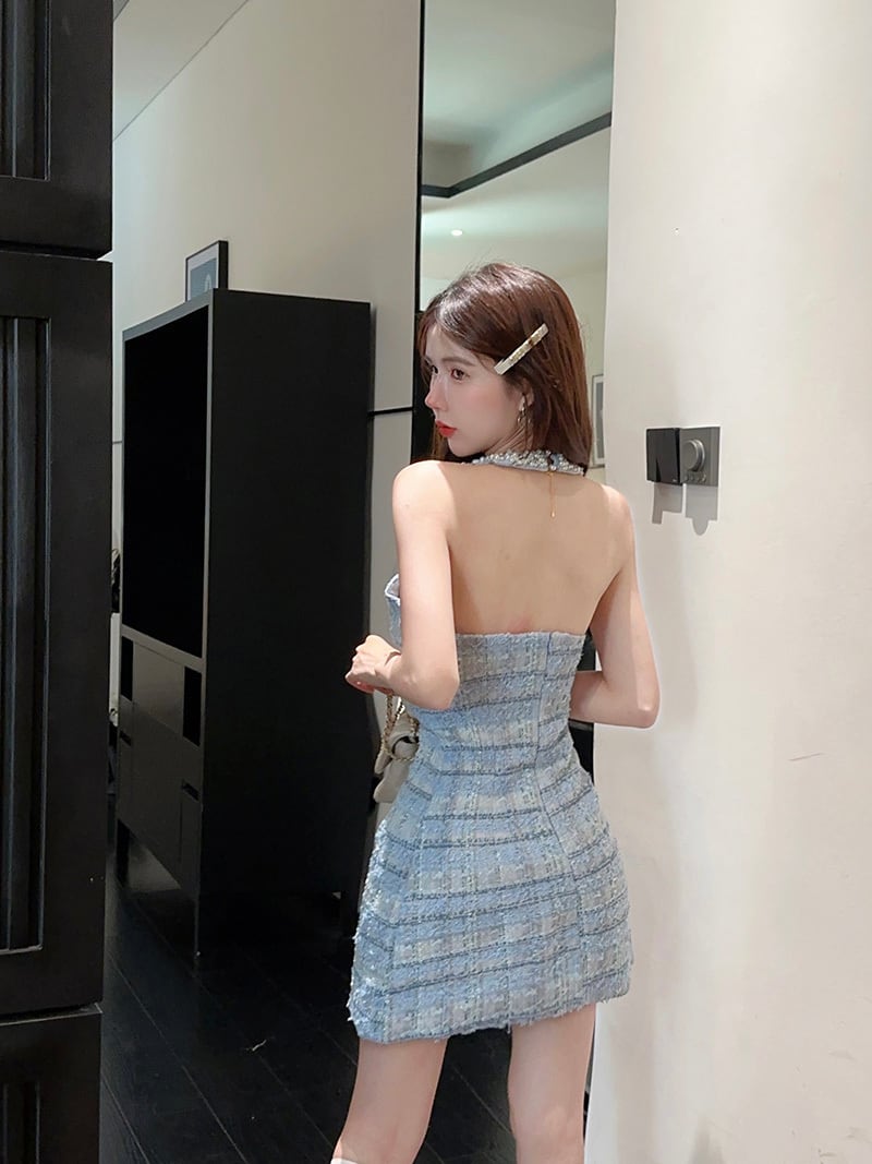 【dress】ホルターネックワンピース G20090