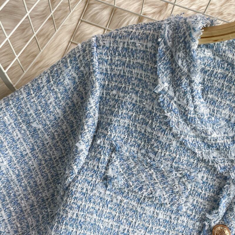 【set】高級感溢れる?3色ラウンドネックトップス+タイトスカートOL通勤セットアップF5647