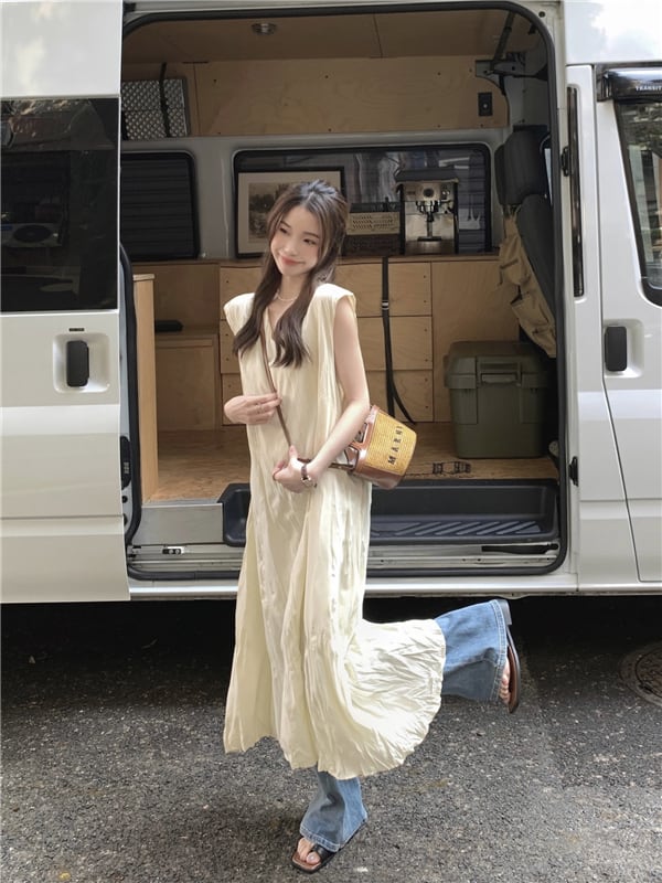 【dress】ノースリーブワンピース　M24099