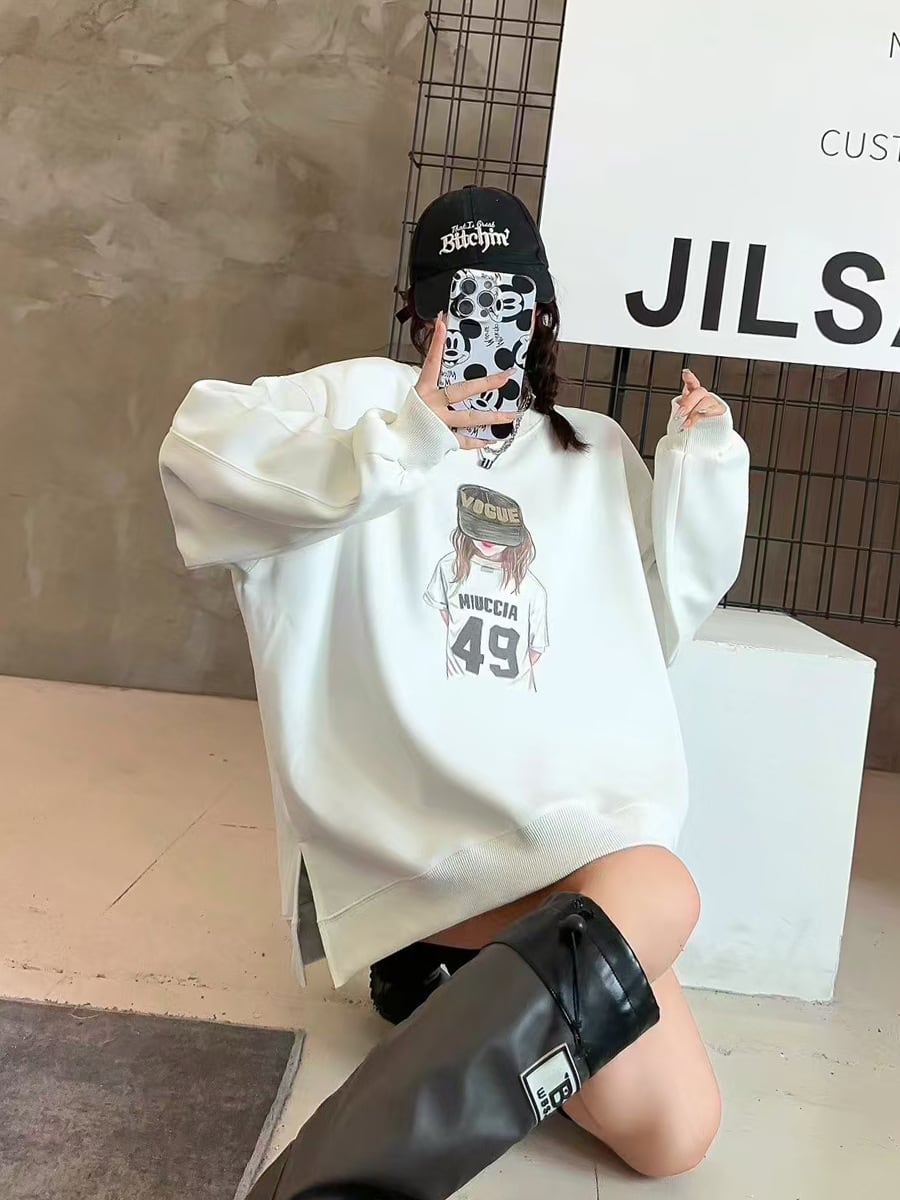 【tops】クルーネックスウェット　M25684