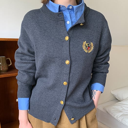【outer】キャンパスニットカーデ　M27227