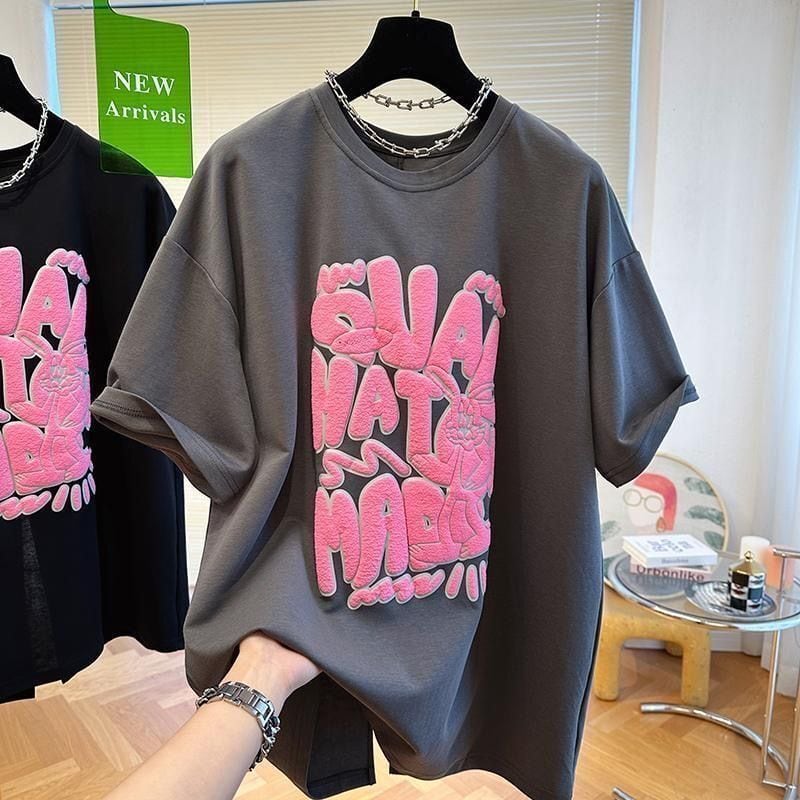 【tops】バックリボンスリットTシャツG21298