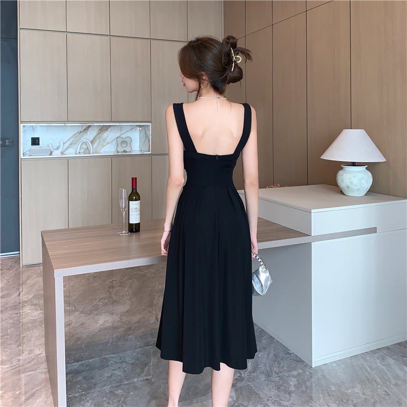 【dress】ギャザー サロペットワンピース G20461