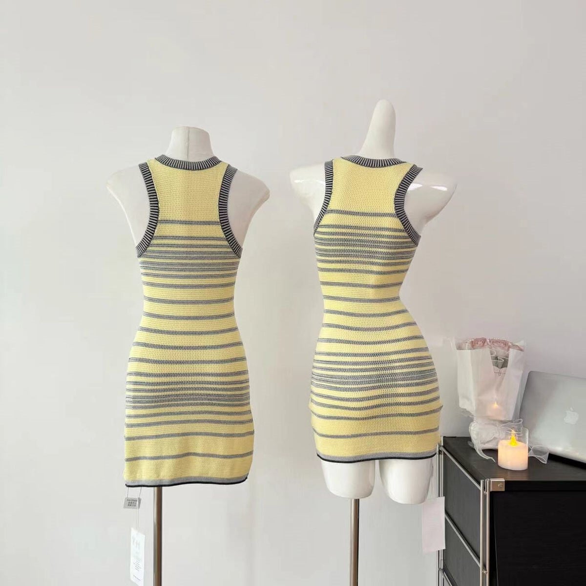 【dress】ニットベストワンピース　M24471