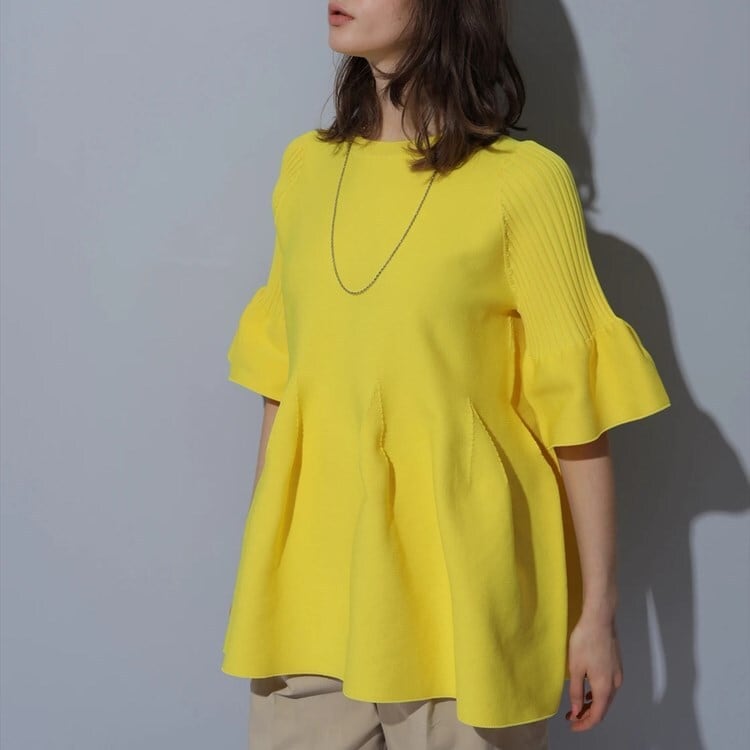 【tops】アンブレラスリーブトップス　N-1649