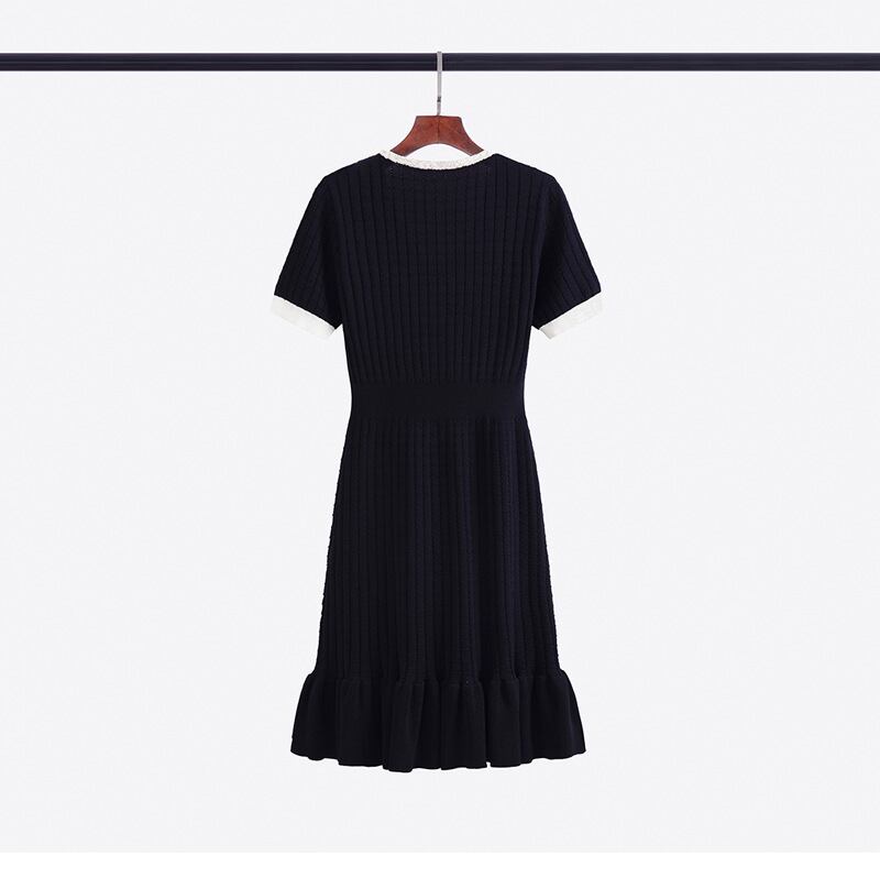 【dress】薄手ニットワンピース　M29749